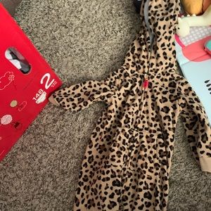 Leopard print body suit